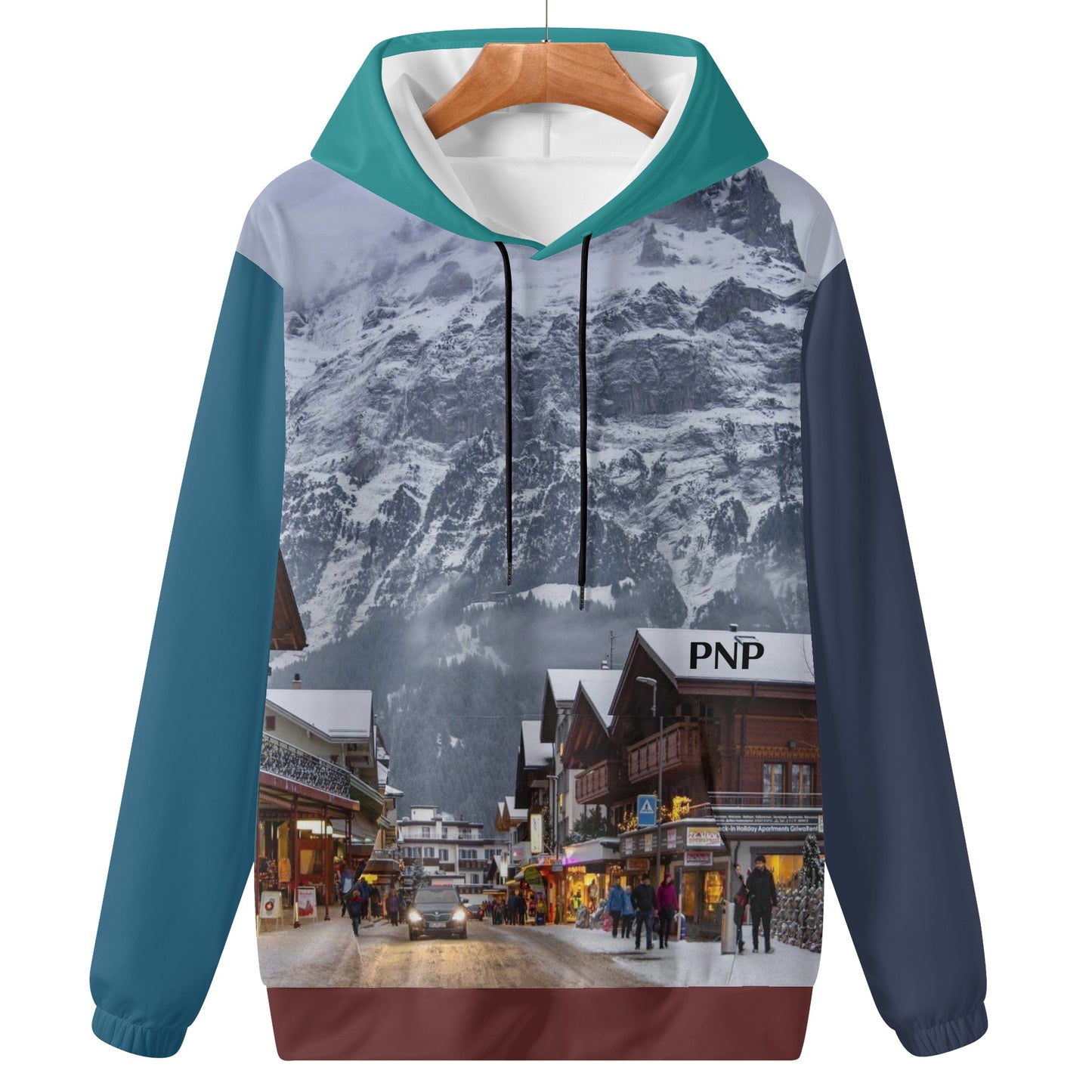Pure Nature Project Grindelwald Mens Lightweight All Over Printing Hoodie Sweatshirt
